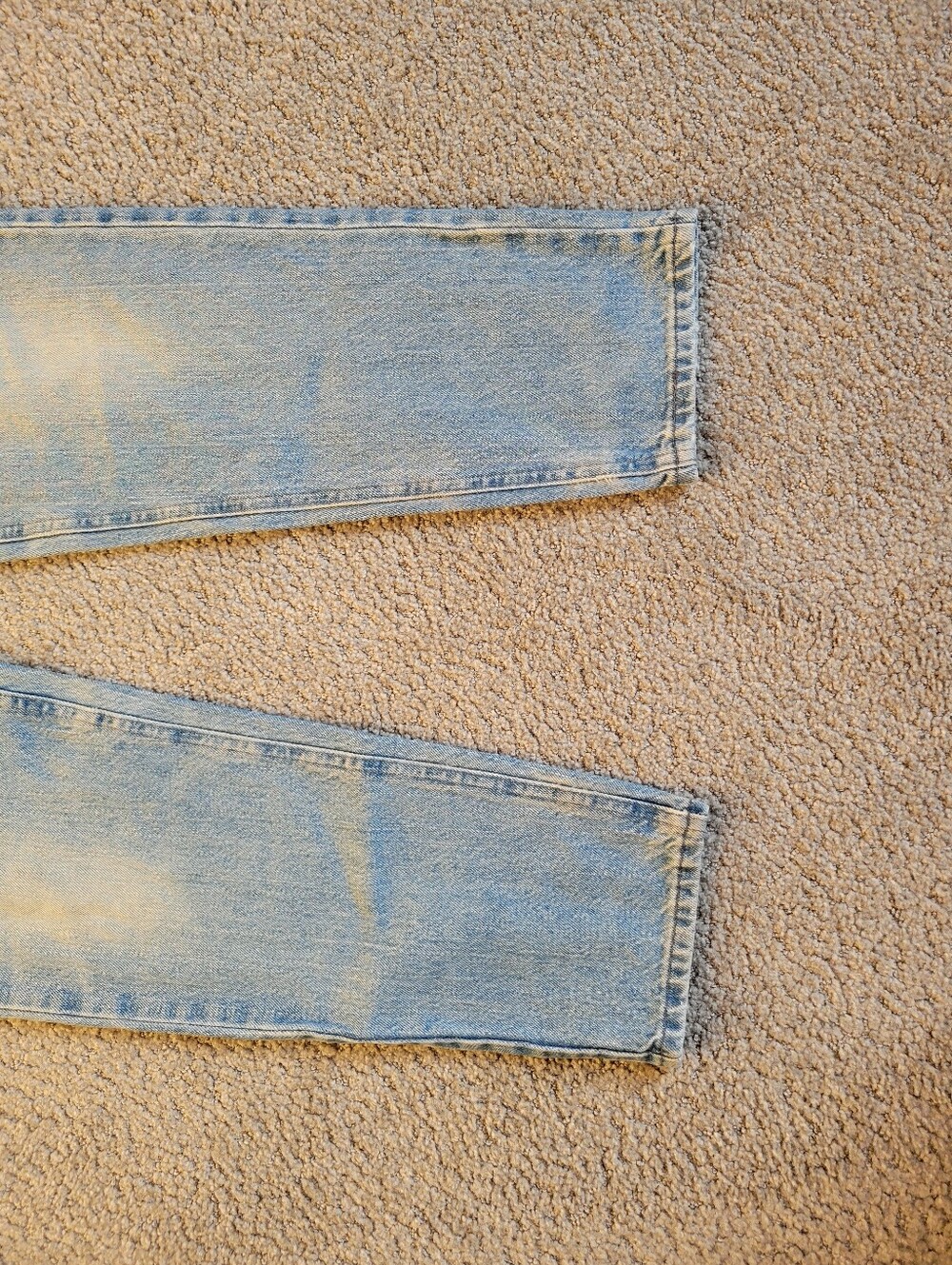 Vintage Lee Original Jeans Light Wash High Rise Straight Leg Denim Womens ~10 - Picture 11 of 15